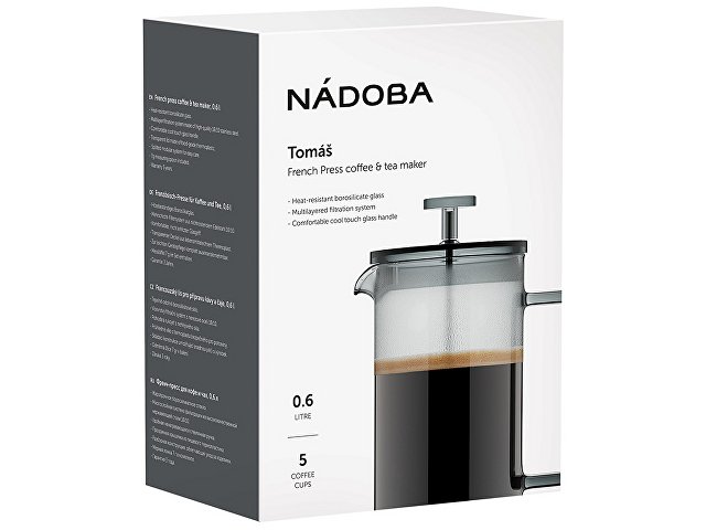 Френч-пресс «TOMAS», 600 мл