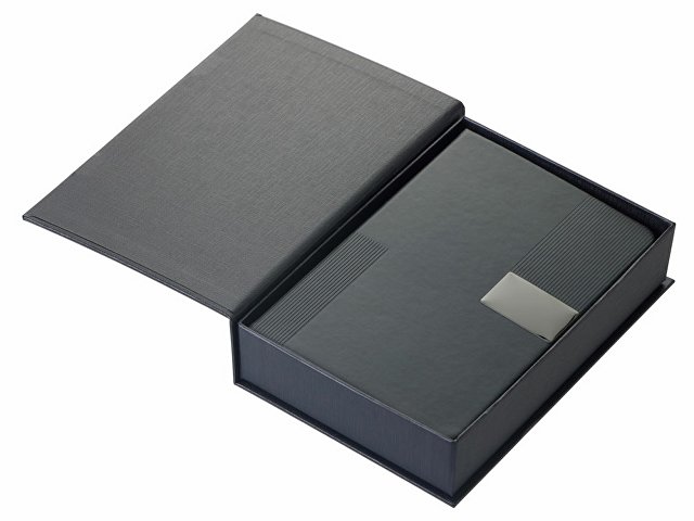 Подарочный набор «Goethe» с блокнотом А5, 2-мя ручками и картхолдером