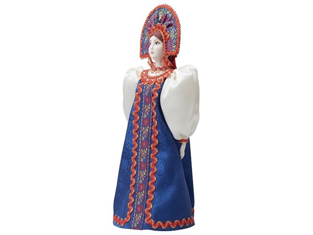 Подарочный набор: кукла фарфоровая, крем-мёд с лаймом и имбирем