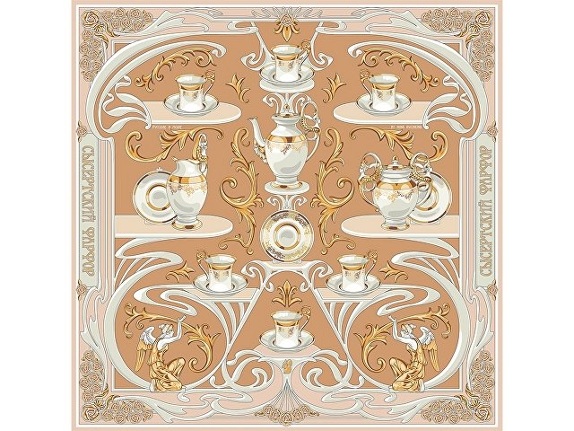 Платок «Сысертский фарфор»