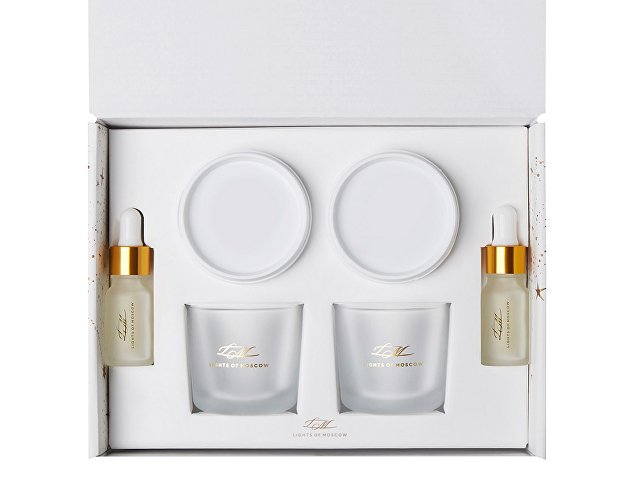 Набор для создания 2-х ароматических свечей: имбирный пряник, рождественская елка