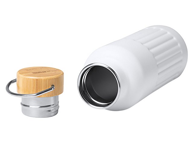 Термобутылка «Нобук» с бамбуковой крышкой, 500 мл