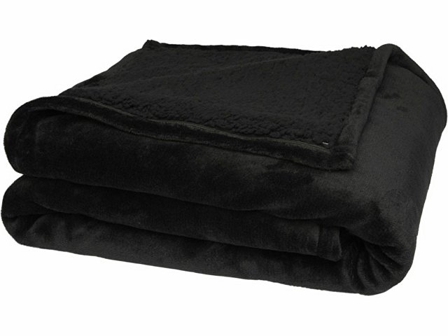 Двусторонний плед  «Эшн» из переработанной шерпы