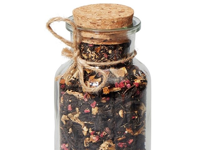 Чай черный с соком имбиря, апельсином и малиной, мини