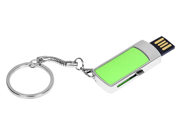 USB 2.0- флешка на 8 Гб с выдвижным механизмом и мини чипом