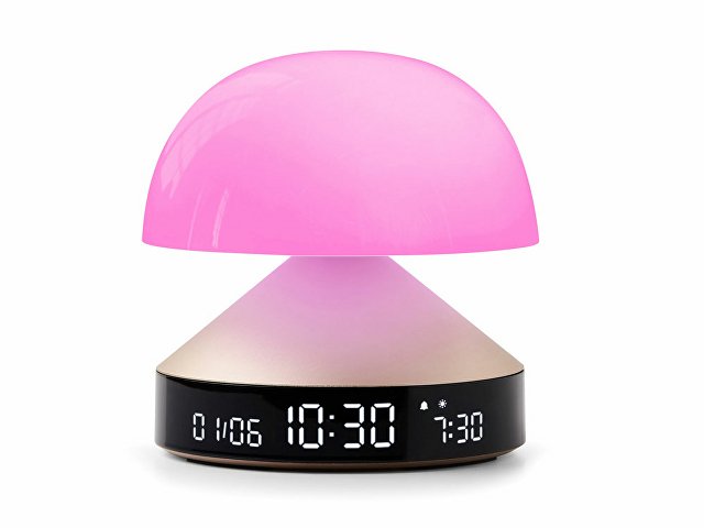 Светильник с часами и световым будильником Mina Sunrise