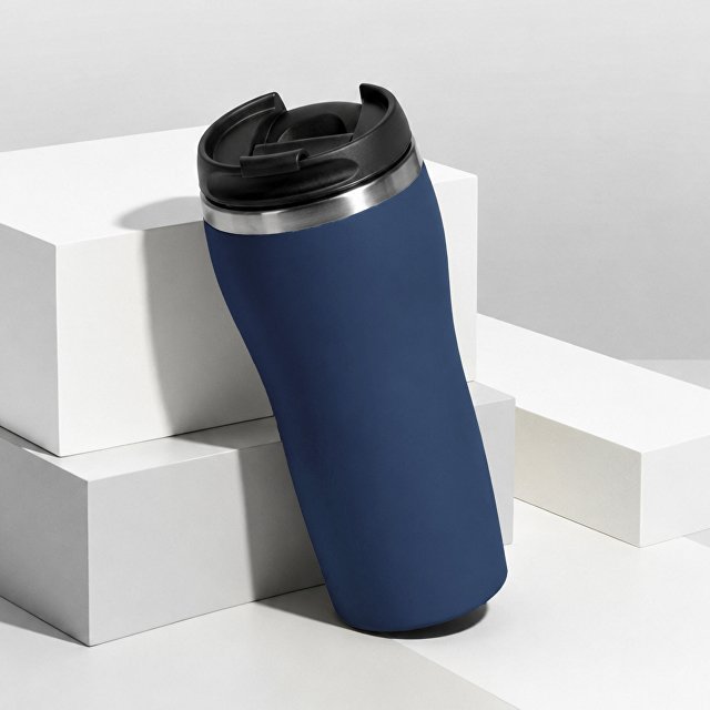 Термокружка «Double wall mug С1» soft-touch, 350 мл