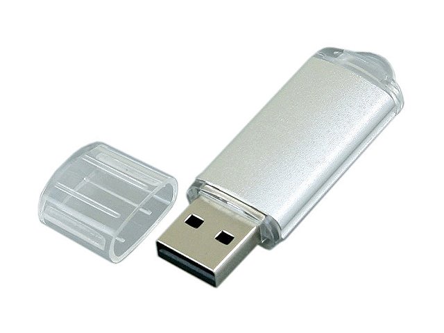 USB 3.0- флешка на 128 Гб с прозрачным колпачком