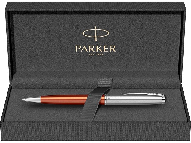 Ручка шариковая Parker «Sonnet Essentials Orange SB Steel CT»