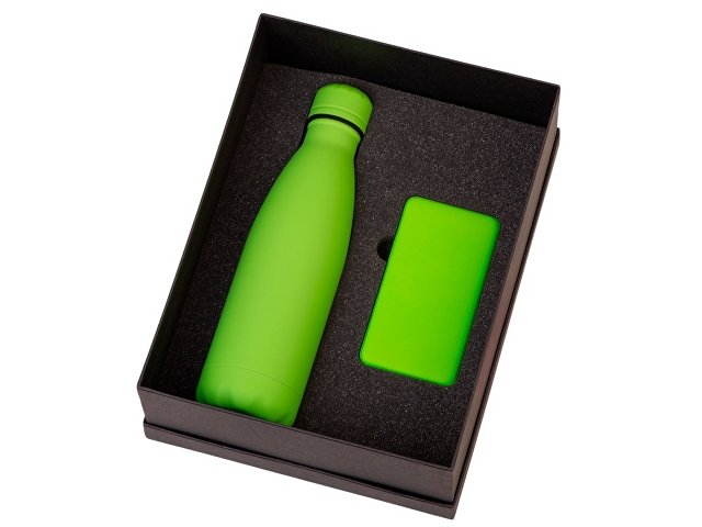 Подарочный набор «COLOR IT» с термобутылкой и повербанком