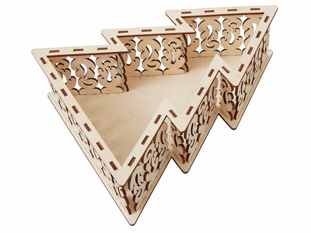 Шкатулка из фанеры в виде елки «Firytale»