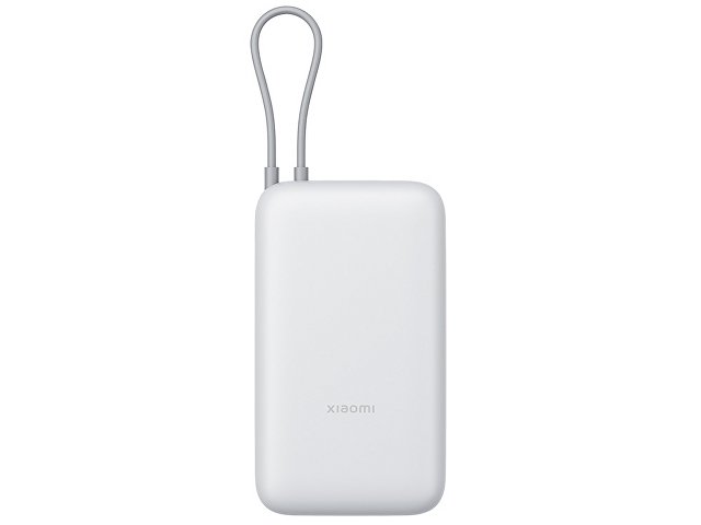 Внешний аккумулятор с встроенным кабелем Xiaomi Power Bank (Integrated Cable), 20000 мАч