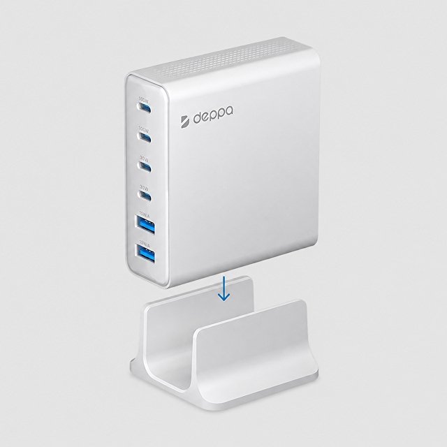 Зарядная станция 4xUSB Type-C, 2xUSB, PD, QC, 160Вт
