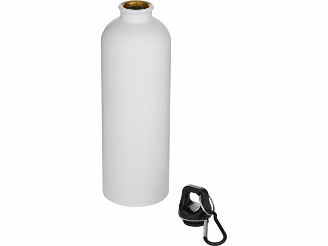 Бутылка для воды с карабином «Орегон», нержавеющая сталь, 750 мл