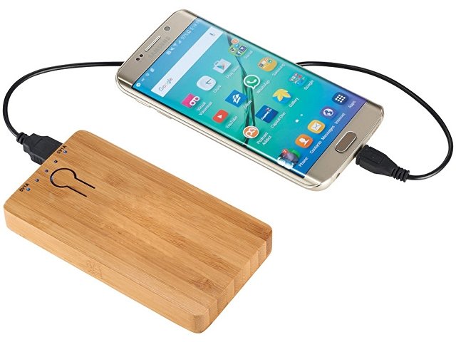 Внешний аккумулятор «Bamboo», 5000 mAh