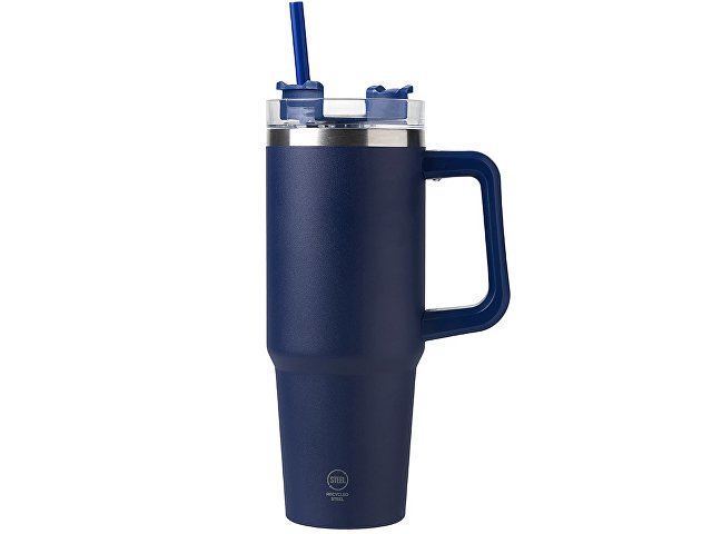 Термокружка KRANSTON с трубочкой и поворотной крышкой, 850 мл