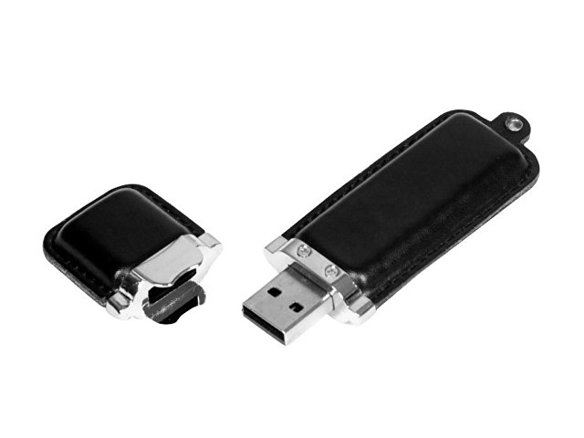 USB 2.0- флешка на 4 Гб классической прямоугольной формы