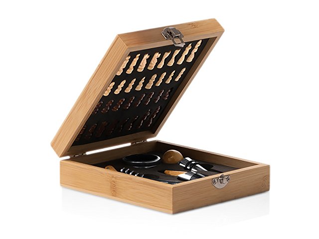 Набор для вина с шахматами «ФРЕСНО»