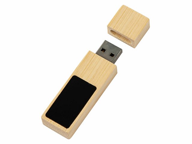 USB 2.0- флешка на 32 Гб c подсветкой логотипа «Bamboo LED»