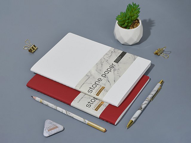 Тетрадь с каменной бумагой А5 «Carrara»