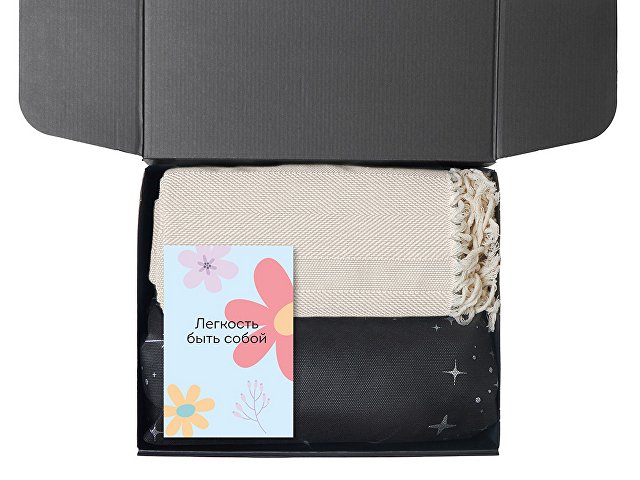 Подарочный набор «Re:f. Shelter»  с пледом, зеркалом, свечой и диффузором