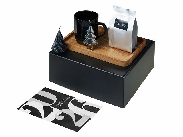 Подарочный набор «Re:Hearth»  с кружкой, подносом, свечой и чаем