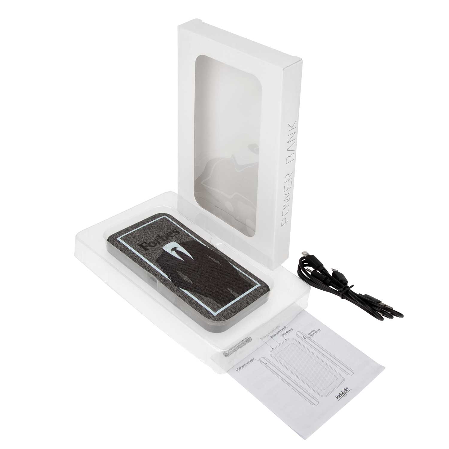 Внешний аккумулятор Твид PB (Tweed PB) 10000 mAh, синий