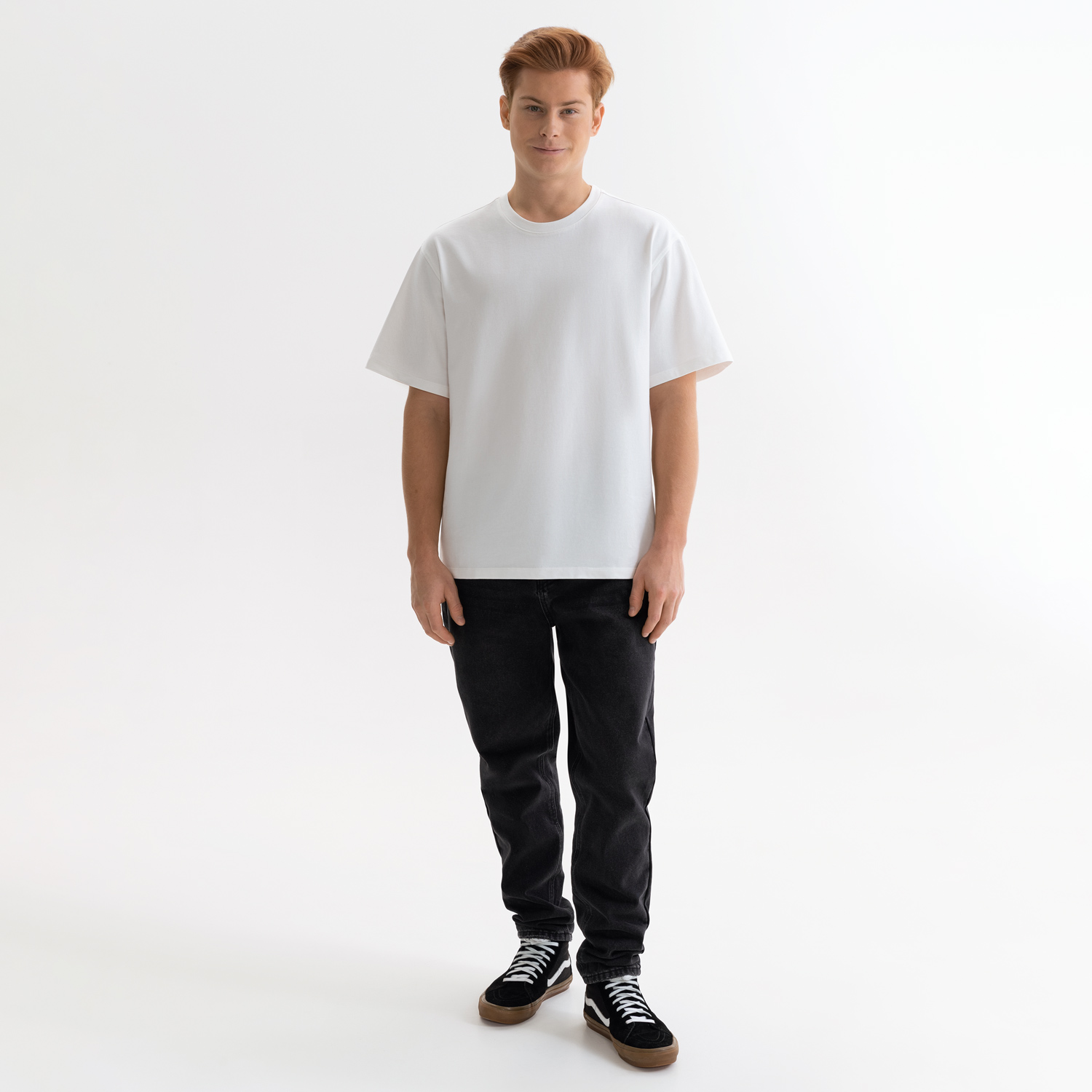 Футболка унисекс Раст (Rust), 240 гр., белая (теплый тон), размер XS