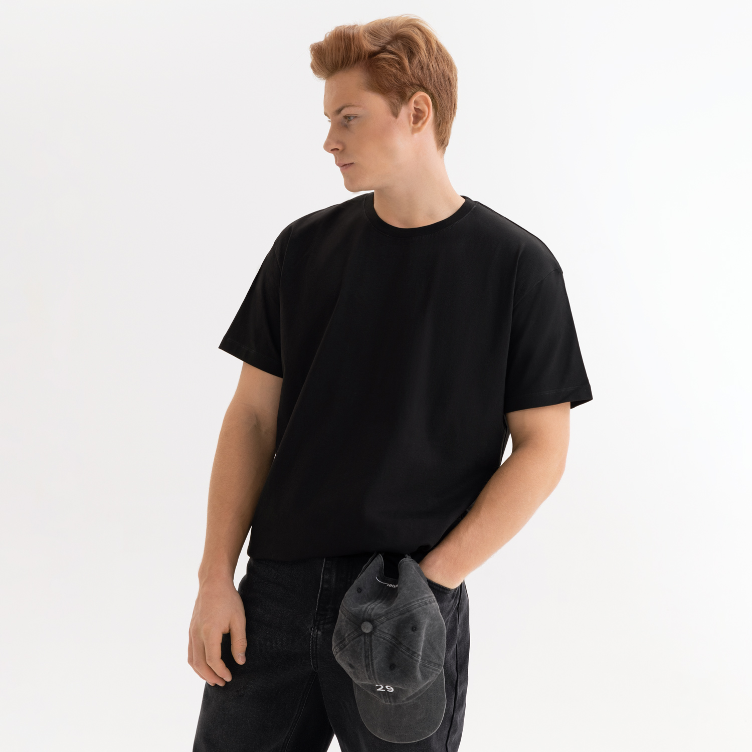 Футболка унисекс Крис (Kris), 150 гр., черная, размер XS