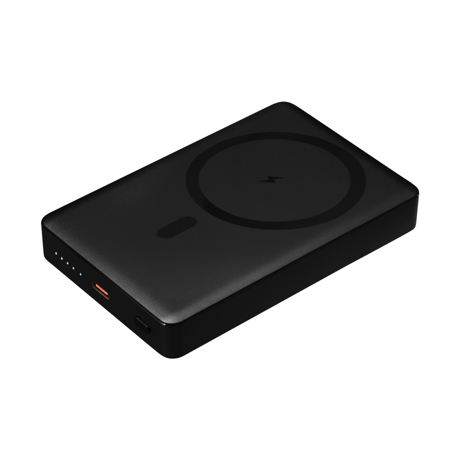 Внешний аккумулятор Атлантис Плюс PD (Atlantis PD Plus) 10000mAh с функцией беспроводной зарядки 15W, черный