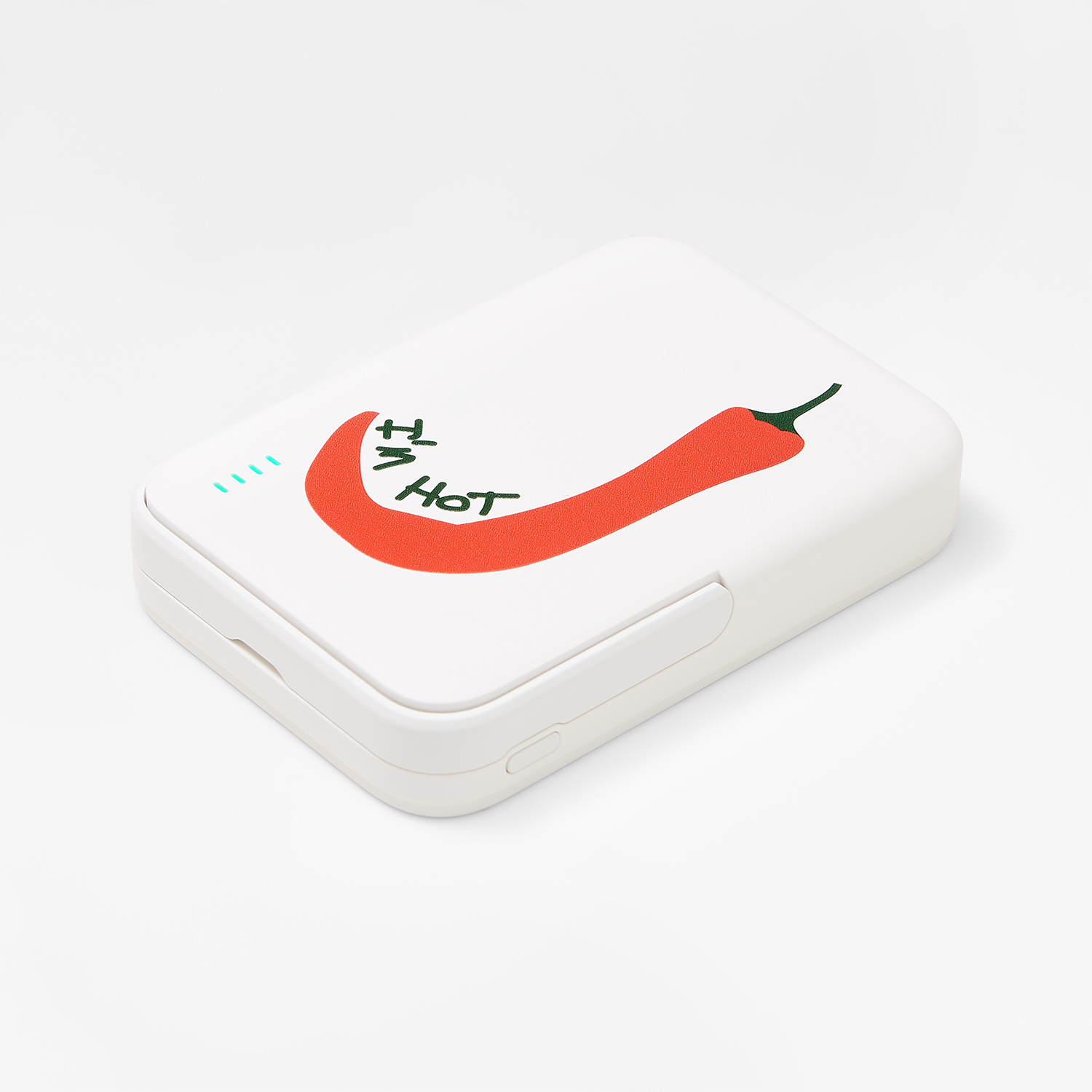 Внешний аккумулятор Юнион PD (Union PD) 10000mAh с функцией беспроводной зарядки 15W, белый Перчик