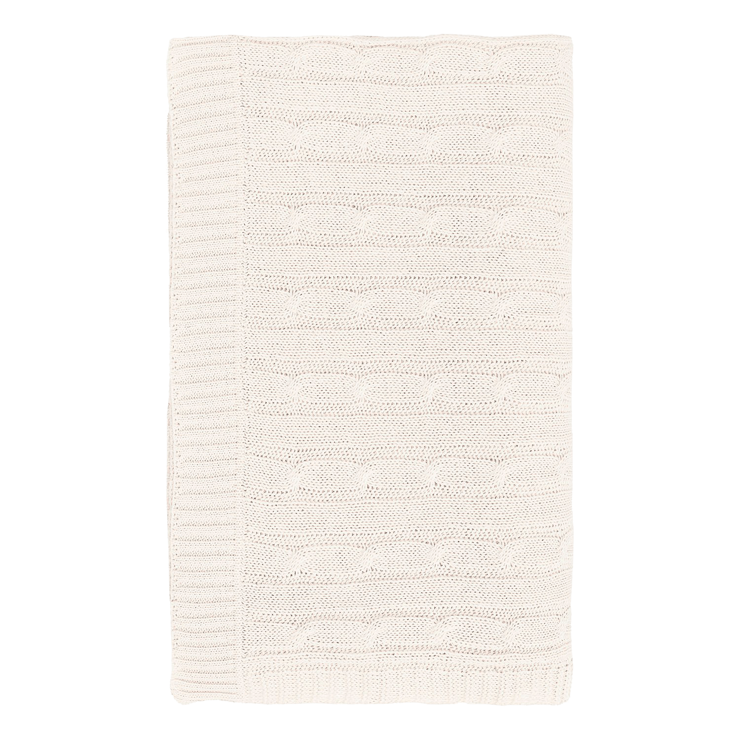 Плед Fado вязаный, бежевый (без подарочной коробки)