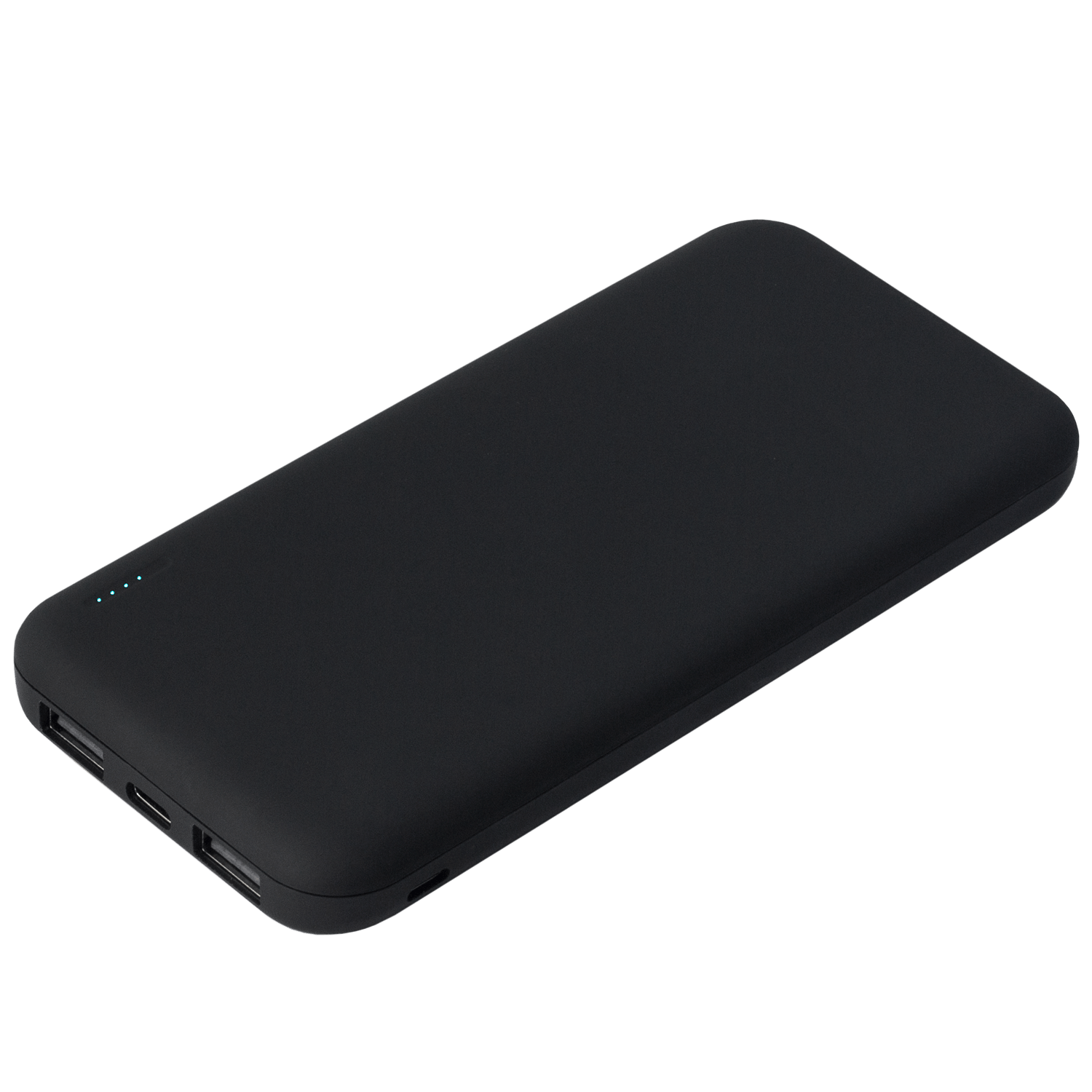 Внешний аккумулятор с подсветкой Luce 10000 mAh, черный