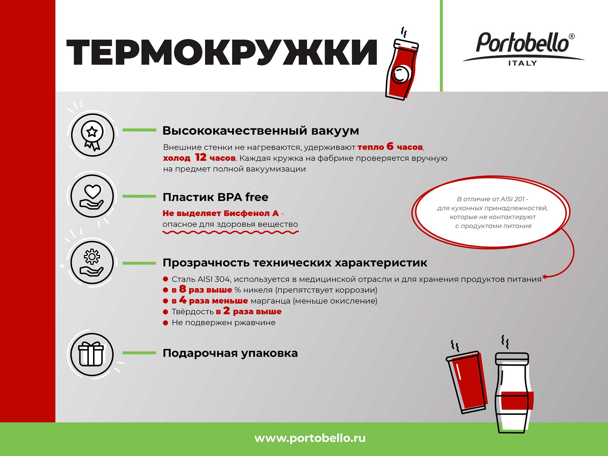 Термобутылка вакуумная герметичная Asti, синяя
