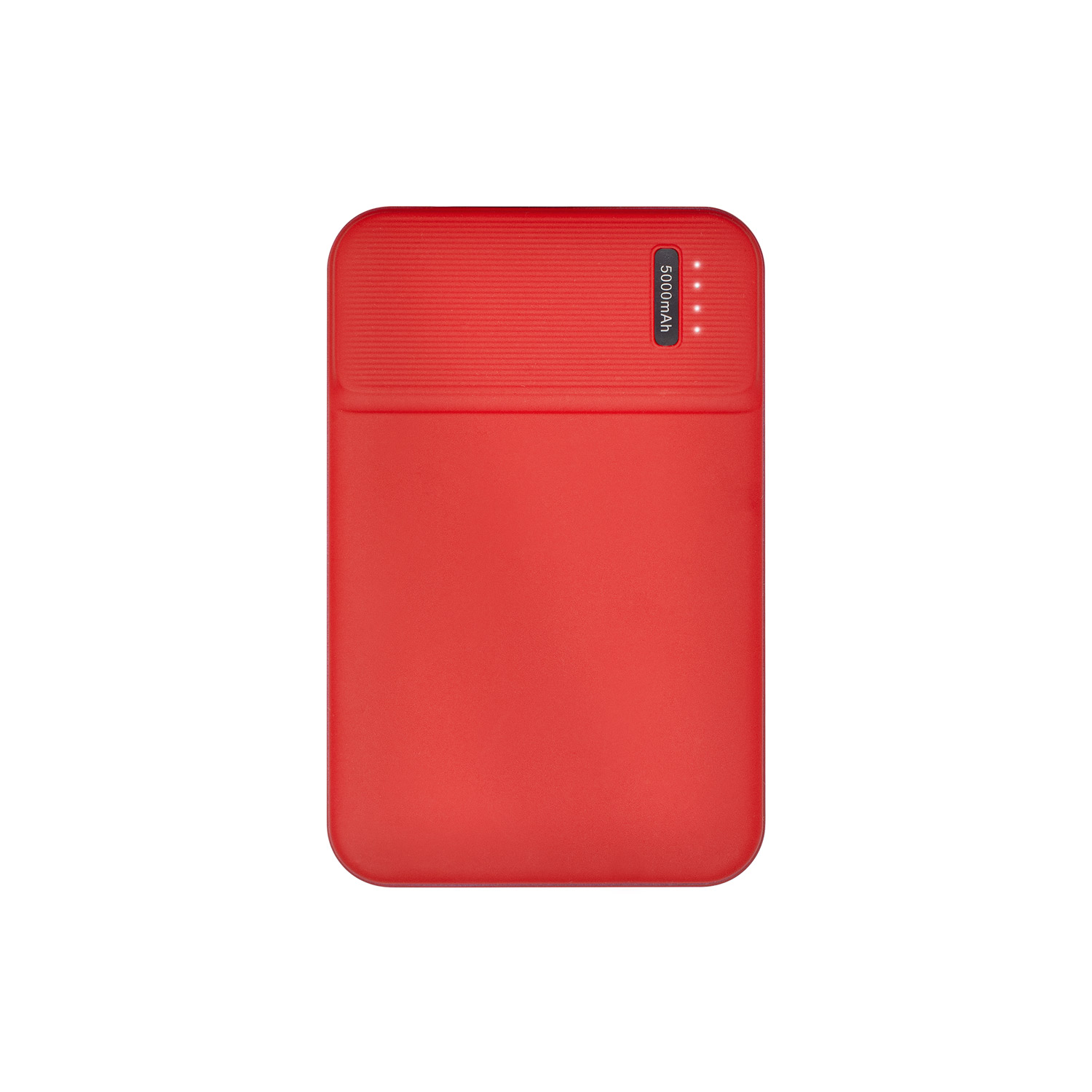 Внешний аккумулятор с подсветкой Skyline 5000 mAh, красный