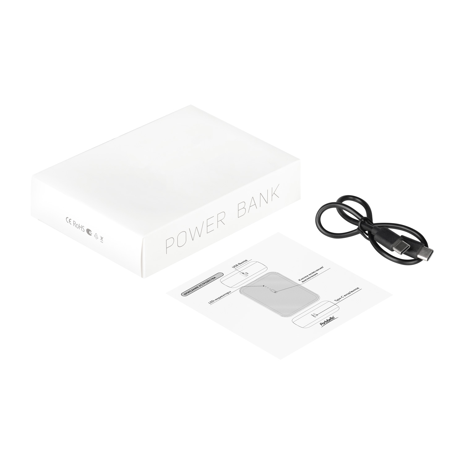 Внешний аккумулятор с функцией быстрой зарядки Formula 10000 mAh, черный