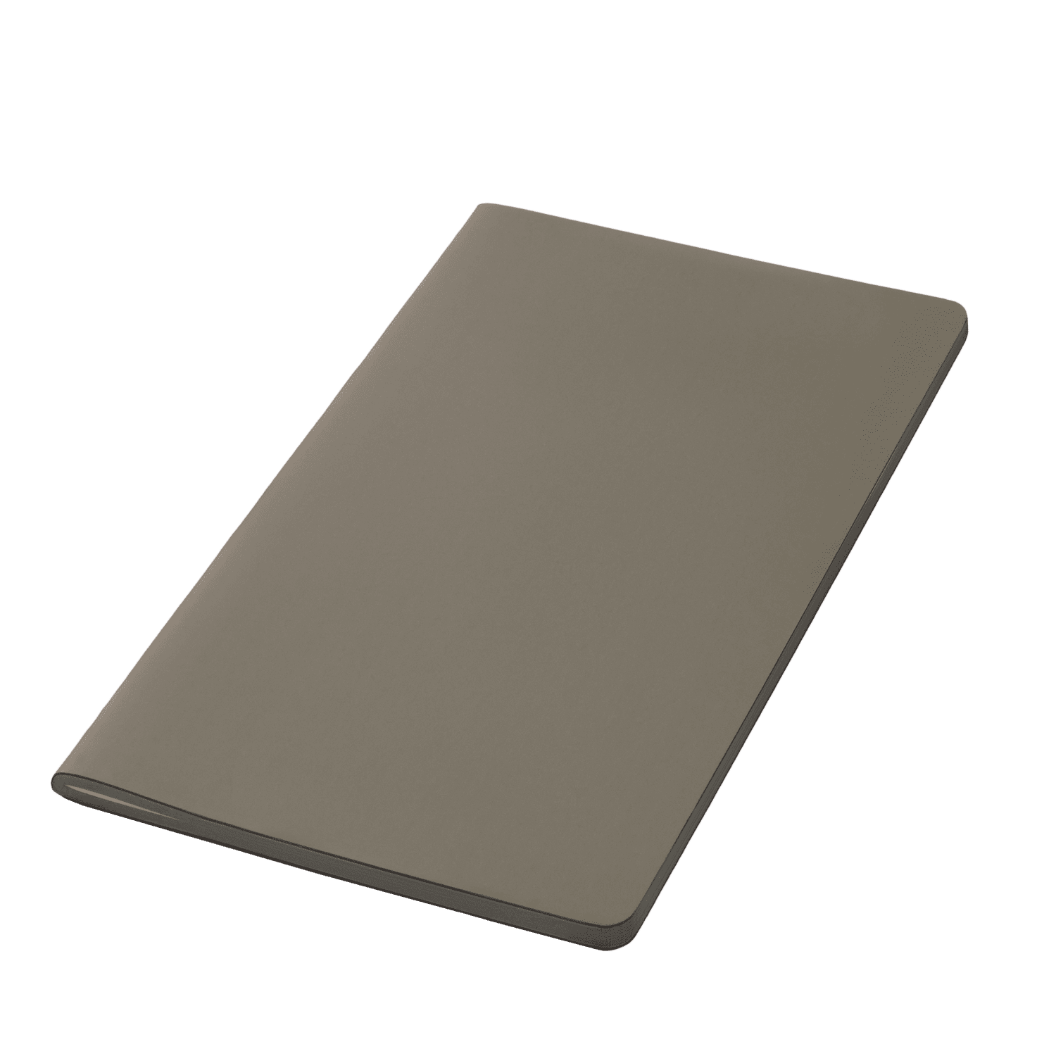 Блокнот Alpha slim, серый