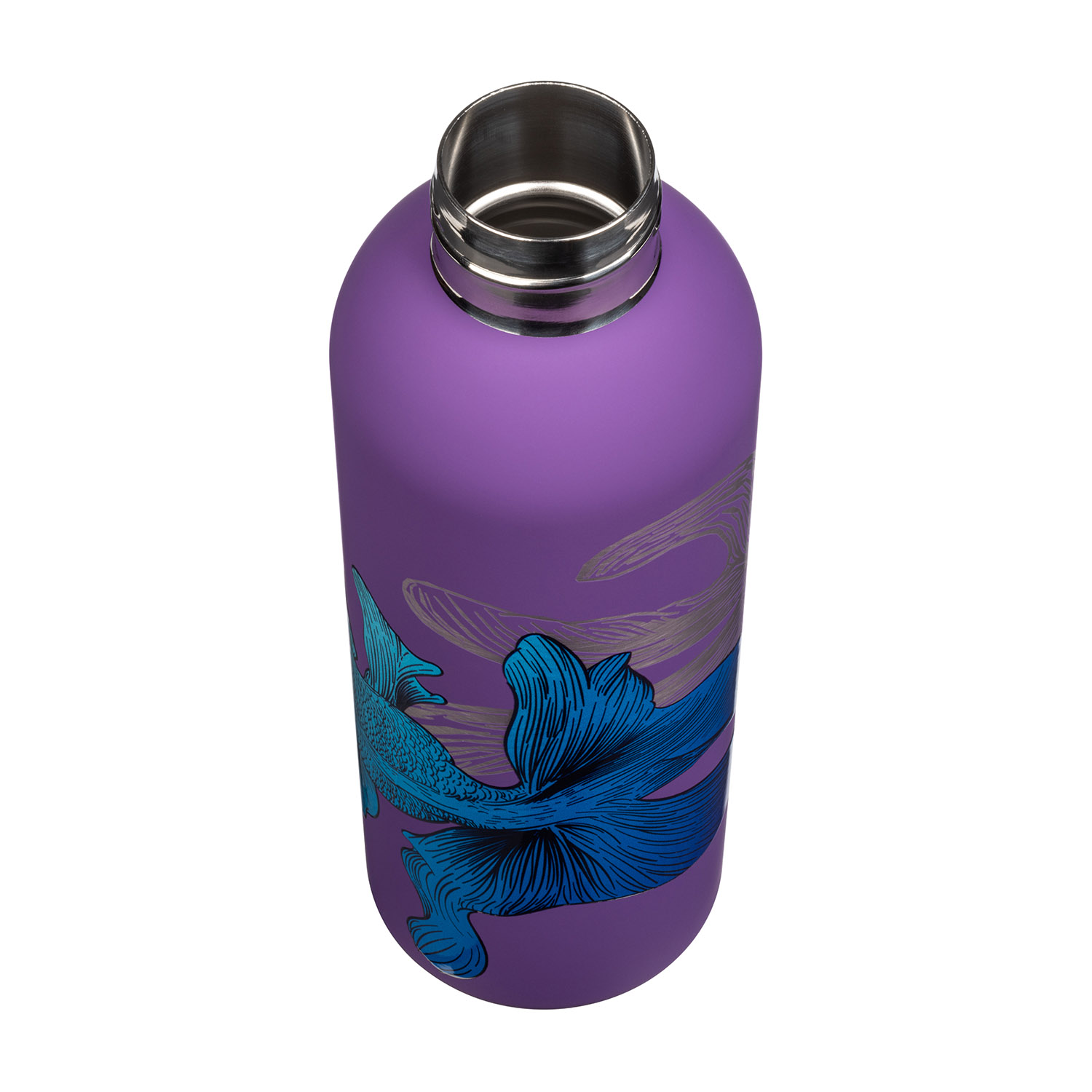 Термобутылка вакуумная герметичная, Prima, 500 ml, фиолетовая Рыбы