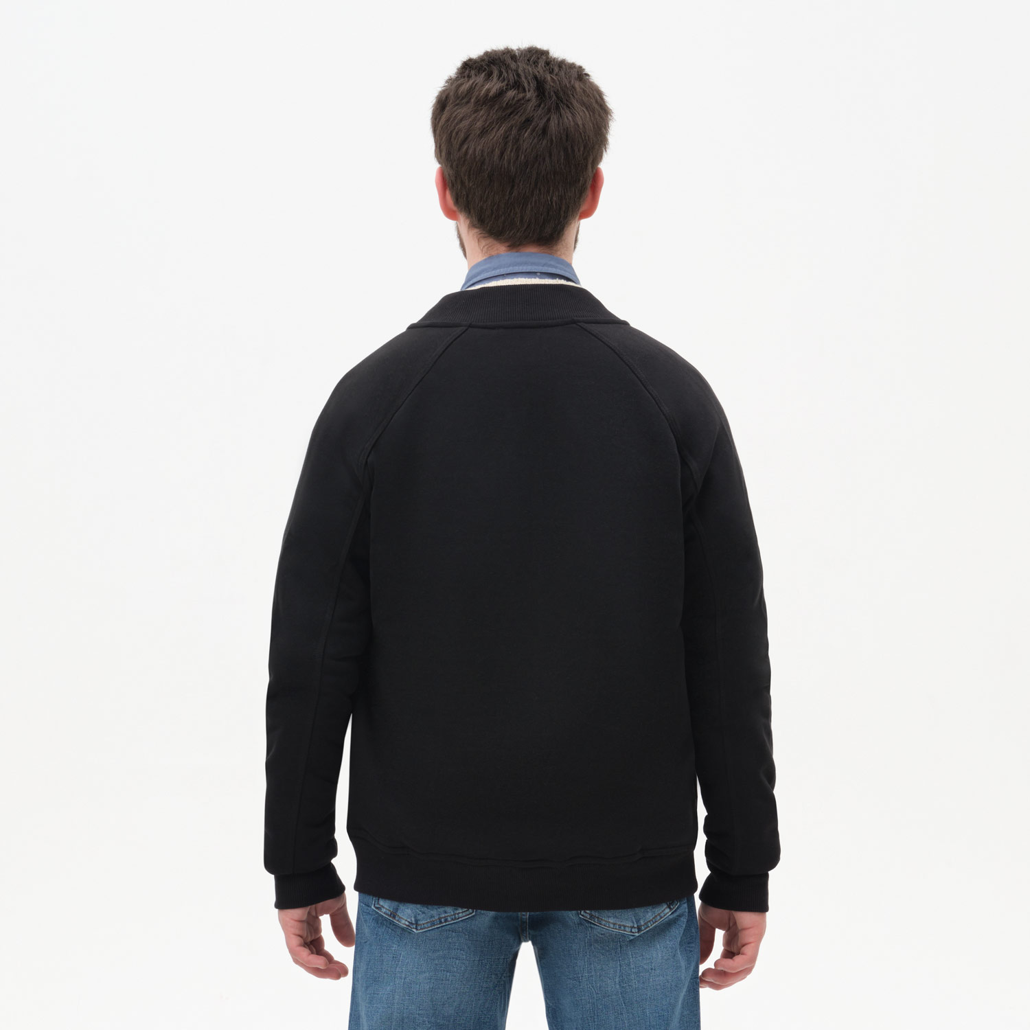 Толстовка на молнии, унисекс Торрес (Torres) черная, размер XXXL