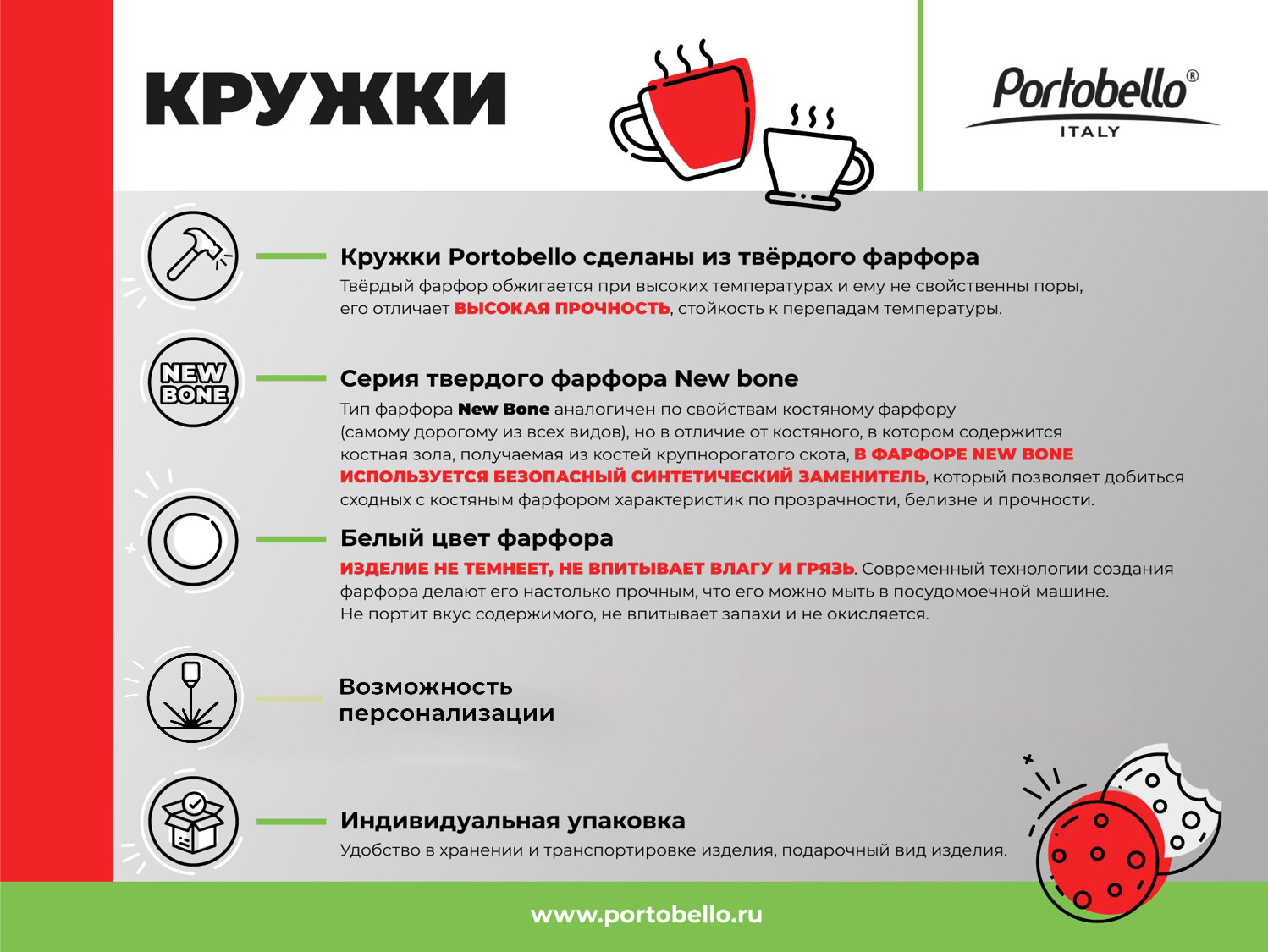 Керамическая кружка Astra, белый/синий
