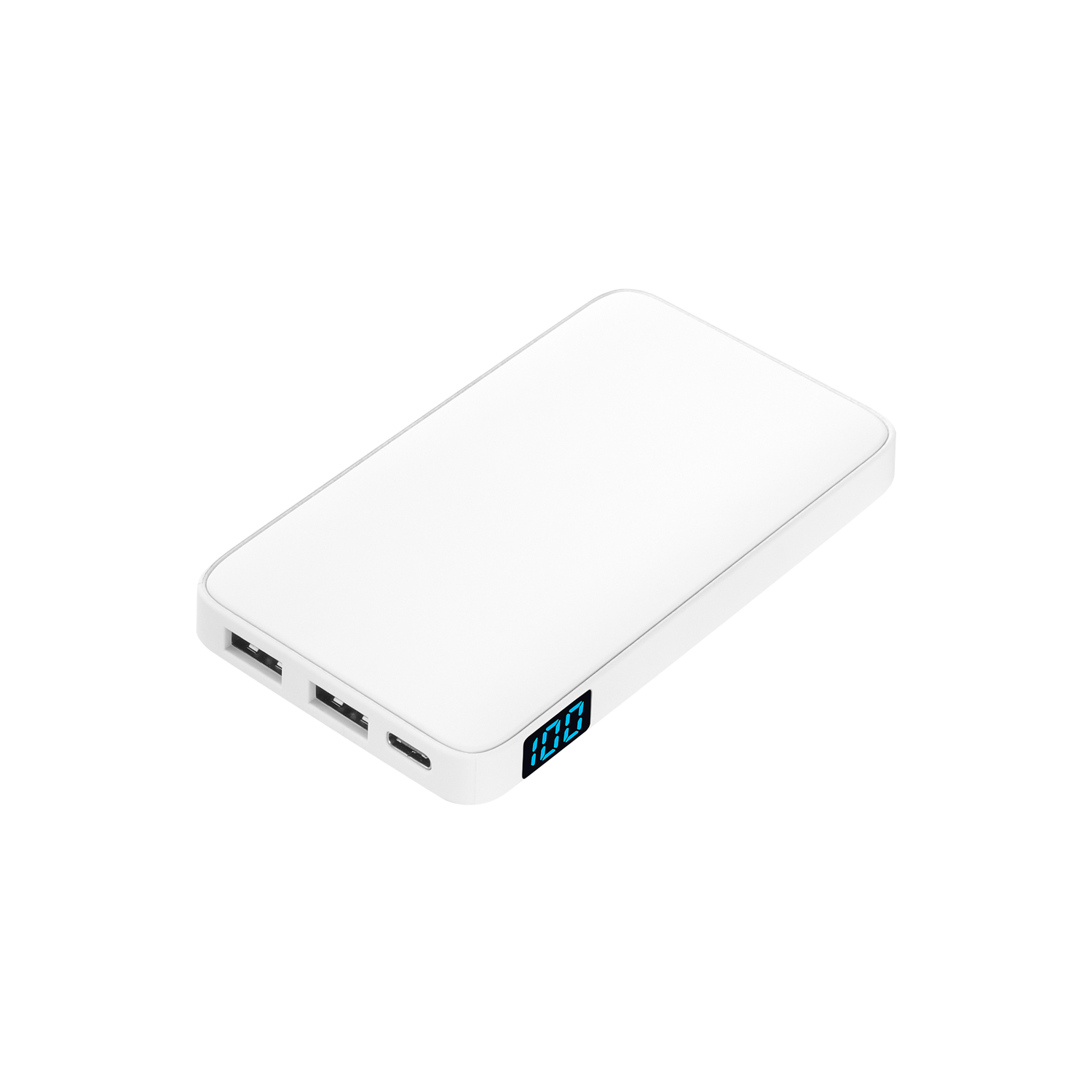 Внешний аккумулятор с подсветкой Ancor 5000 mAh, белый