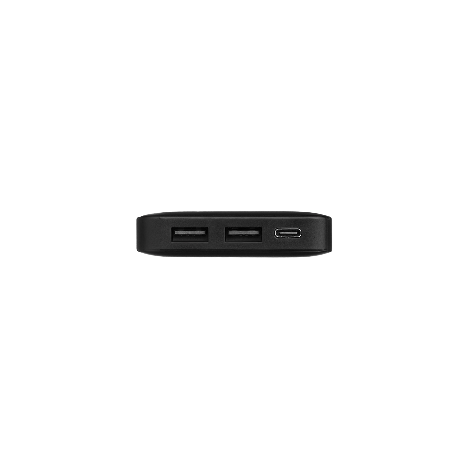 Внешний аккумулятор с цветной подсветкой Ancor Max Plus 10000 mAh, черный