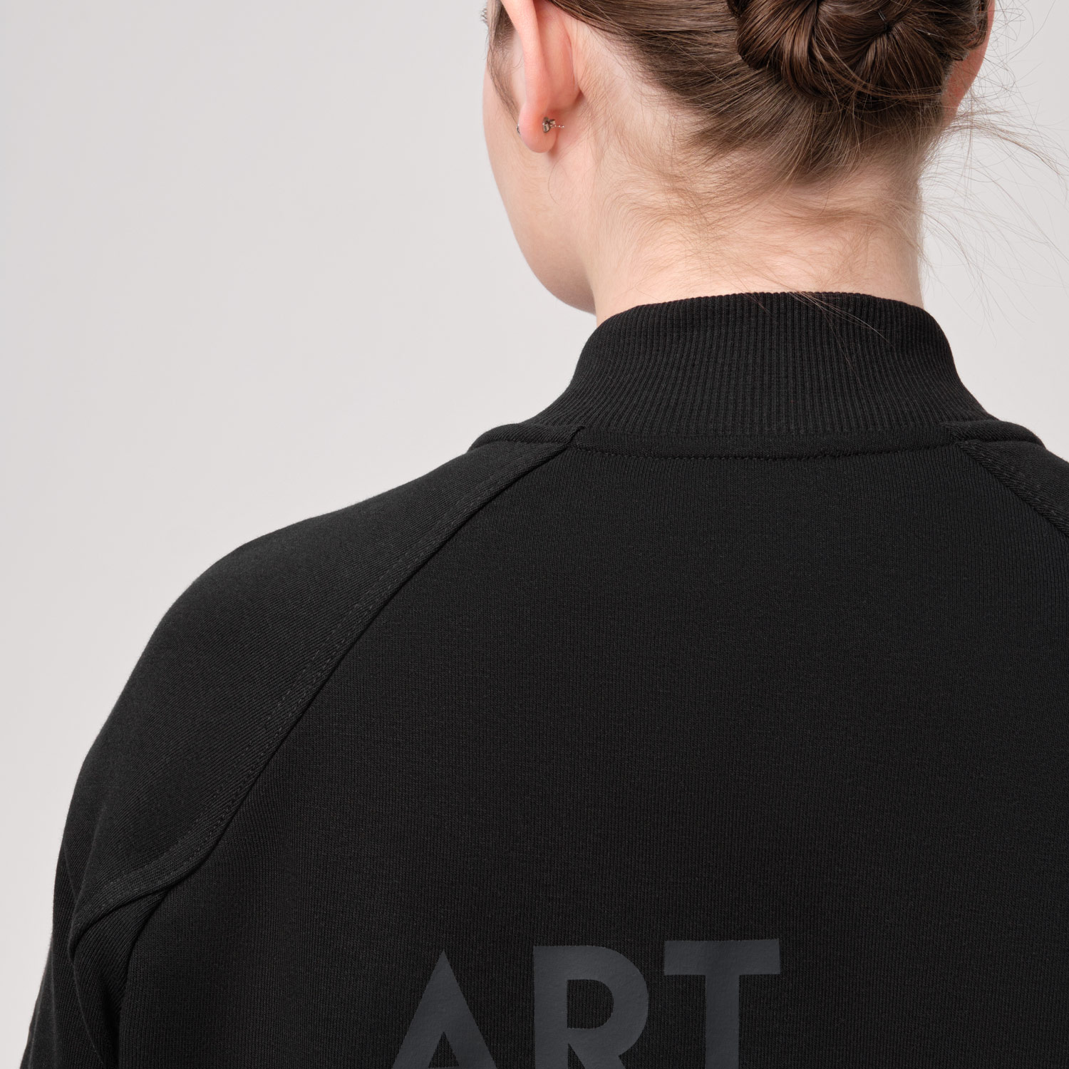 Толстовка на молнии TORRES черная ART