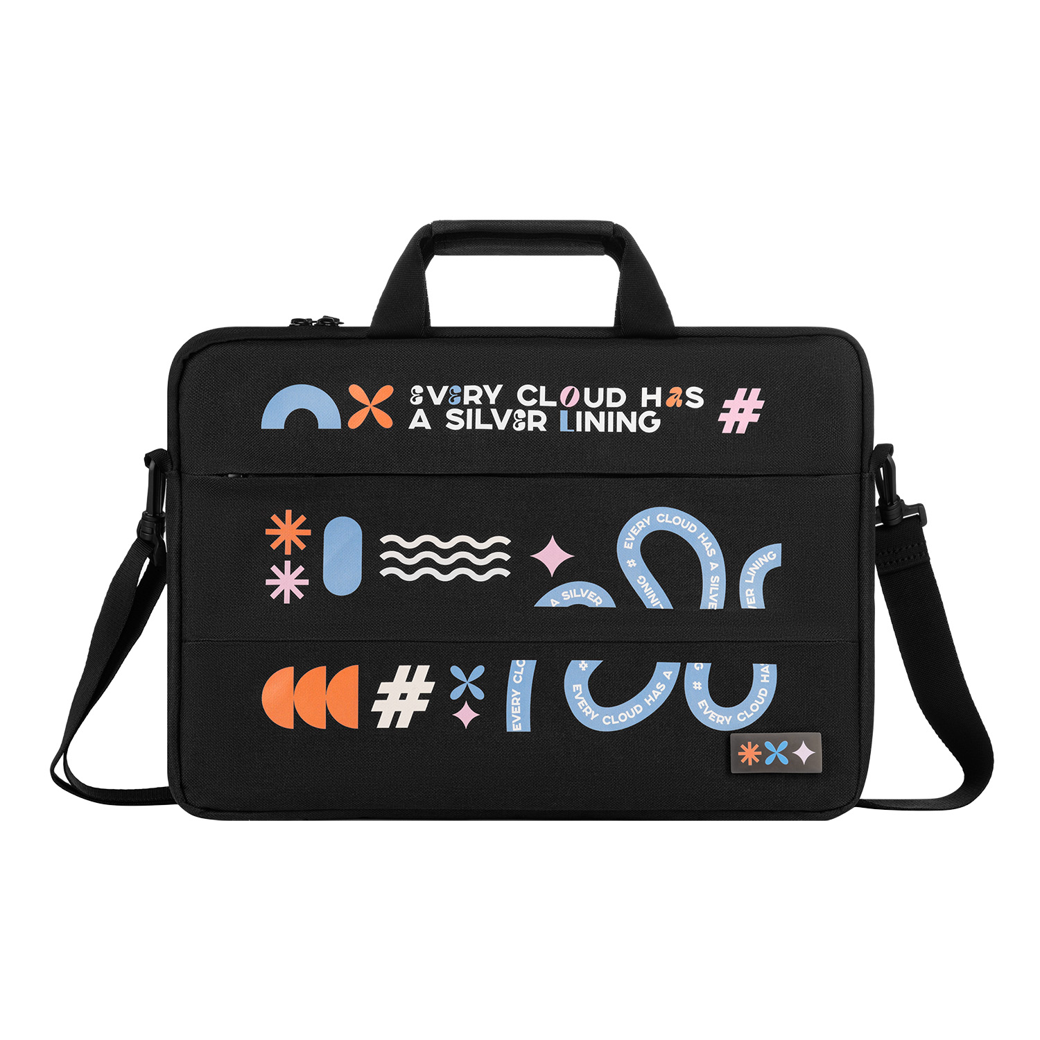 Сумка для ноутбука Fabio, черный Cloud