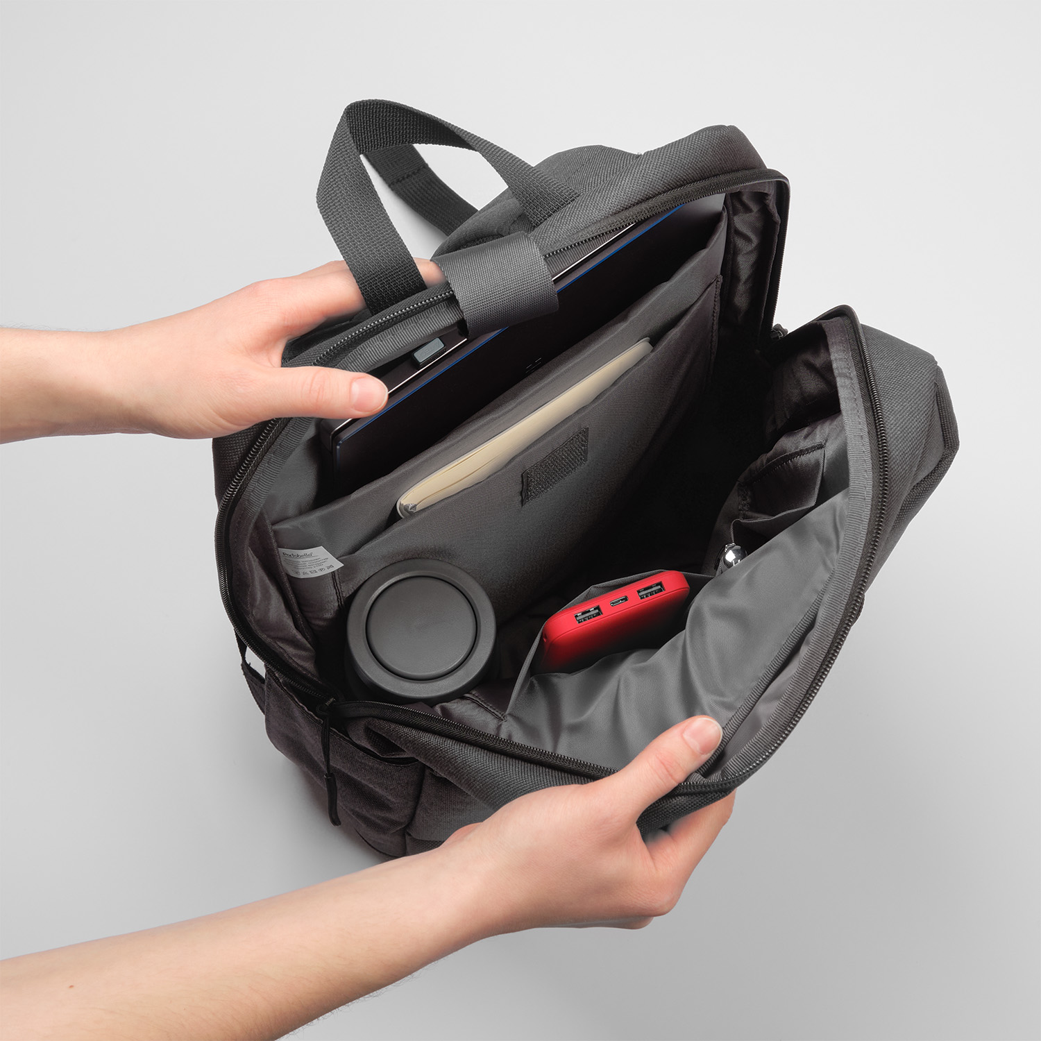 Рюкзак Forst, серый Манящий кот