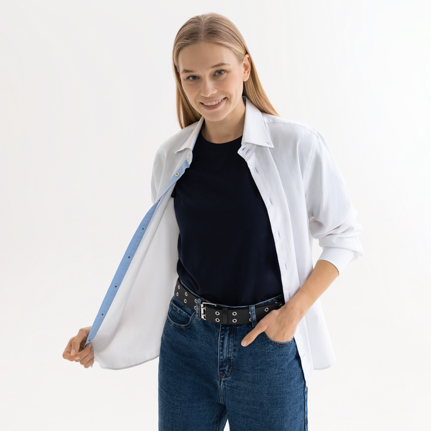 Футболка унисекс KRIS, 150 гр., темно-синяя, размер XS