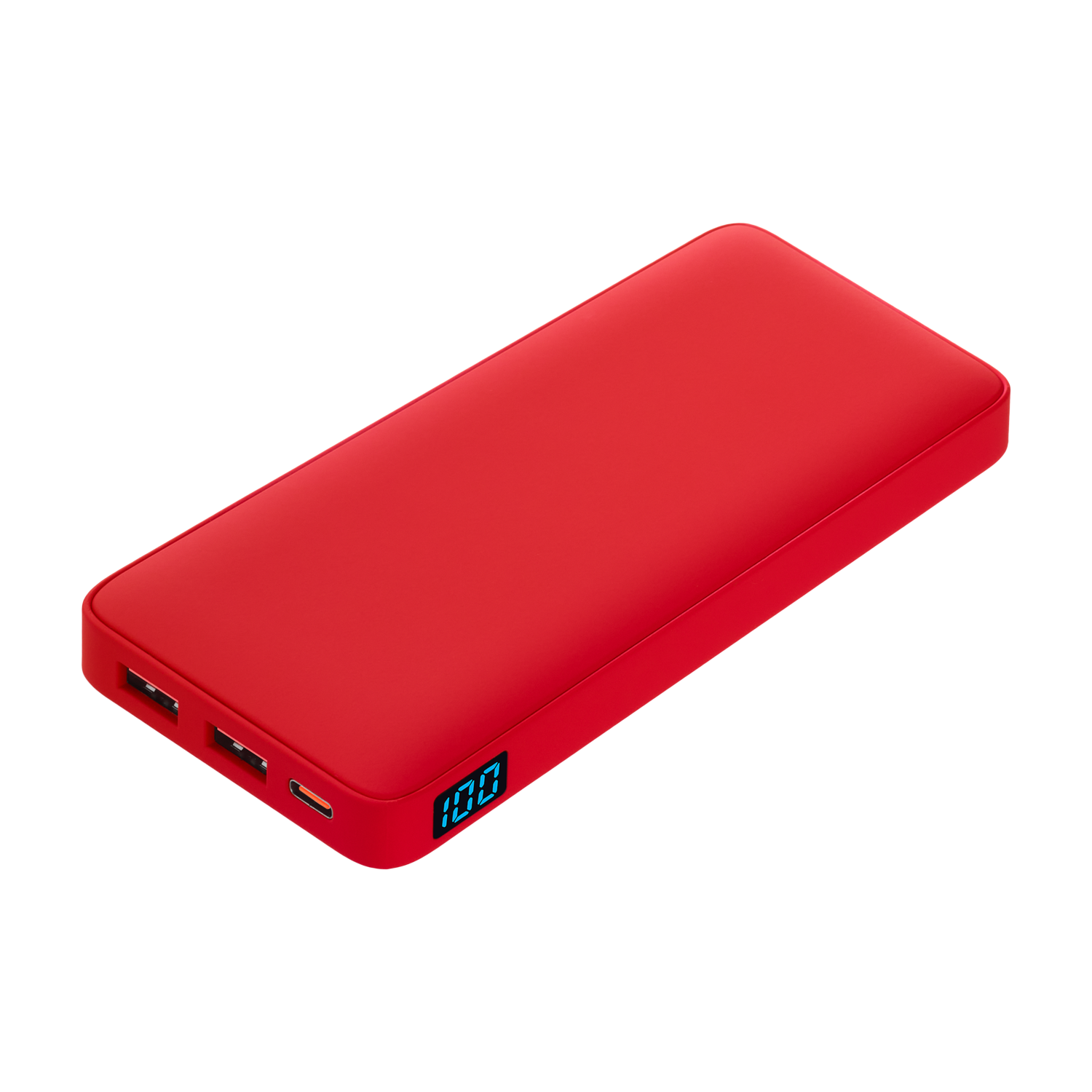 Внешний аккумулятор с подсветкой Ancor PD Plus 10000 mAh, красный