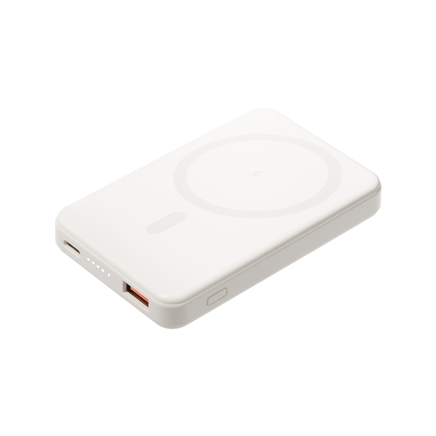 Внешний аккумулятор Largo PD 5000mAh с функцией беспроводной зарядки 15W, белый