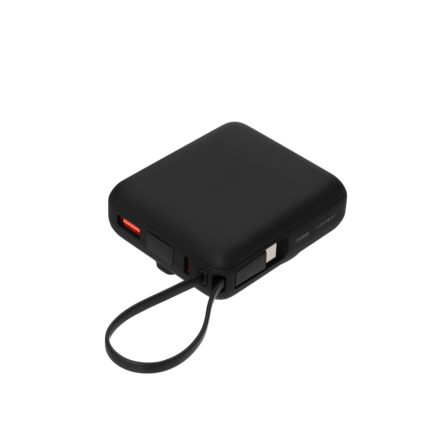 Внешний аккумулятор с подсветкой Ritter PD 10000mAh с функцией беспроводной зарядки 15W, черный