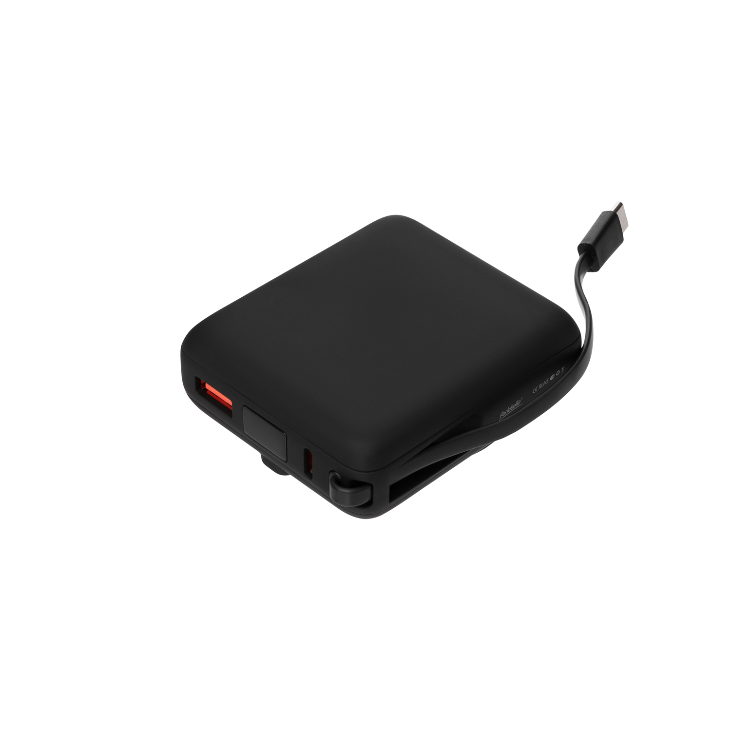 Внешний аккумулятор с подсветкой Ritter PD 10000mAh с функцией беспроводной зарядки 15W, черный